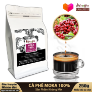 250G Cà phê Moka Cầu Đất 100% không mix thơm mạnh mẽ, vị chua thanh