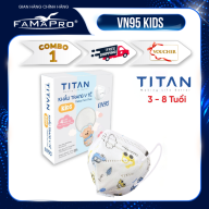 FAMAPRO x TITAN - VN95 KIDS - Khẩu trang Titan VN95 KIDS N95 4 lớp kháng thumbnail