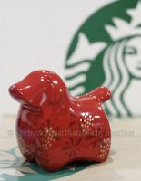 กระปุกออมสินสตาร์บัค เซรามิค คอลเลคชั่น ปีสุนัข Starbucks 2018 ceramic