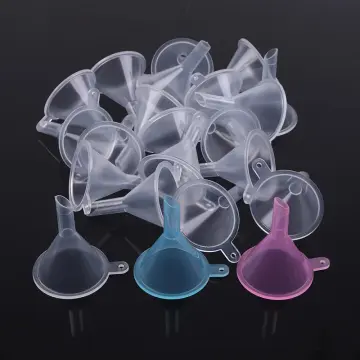 Free Shipping Small Plastic Funnel for Filling Small Bottles Fragrance  Perfume Craft 