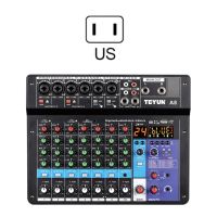 Professional Mixer Sound Board Card for Phone Computer Sound Cards Multi-Purpose Port Multiple Effects Sound Props