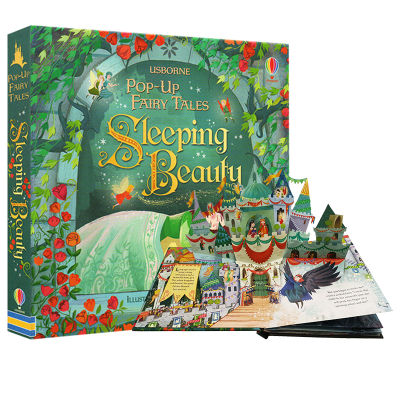 Sleeping Beauty stereo book original English Usborne pop up fairy tales Sleeping Beauty