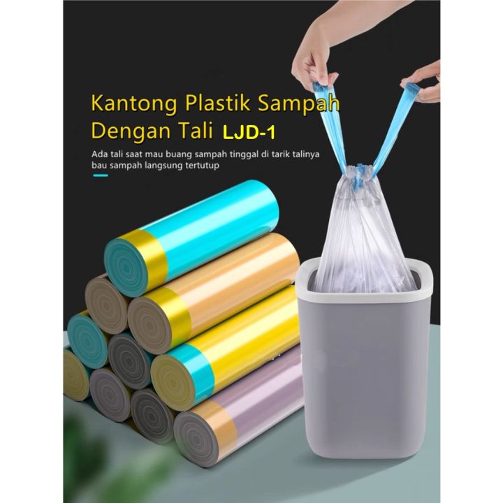Plastik Sampah Roll 45x50cm Kantong Sampah Gulung Kresek Isi 20 Lembar Warna Warni Kantong 3217