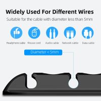 Cable Organizer&amp;magnetic plug storage Silicone USB Cable Winder Flexible Cable Management Clips Cable