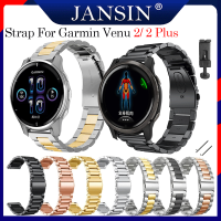 สาย garmin Venu 2 Plus สายนาฬิกา สแตนเลส garmin Venu 2 นาฬิกาสมาร์ท สายโลหะ