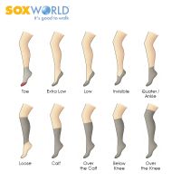 Socks Hipster 1 PAIR SOXWORLD POLKA STRIPES SOCKS sox world