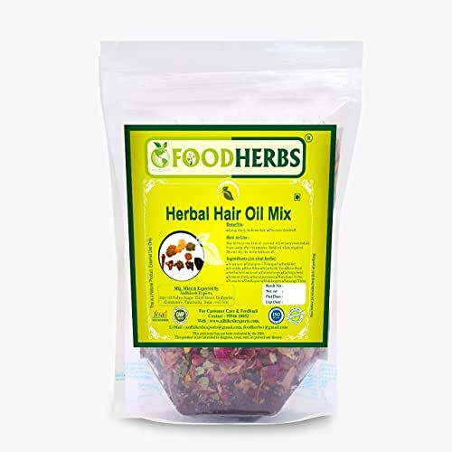 PRE-ORDER] Foodherbs Herbal Hair Oil Mix (18 Vital Herbs) For long, thick,  and lustrous hair (ETA: 2023-02-19) | Lazada