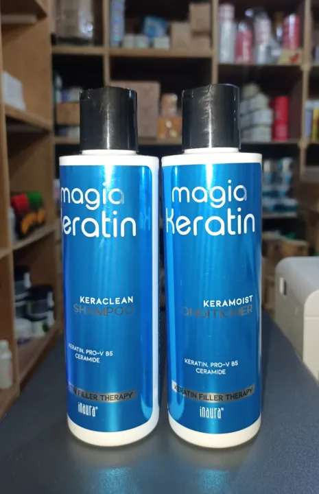 INAURA Magia Keratin Keratin Shampoo & Conditioner 200ml | Lazada Indonesia