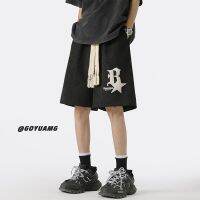 ◈☄☇ American high street tide brand suede casual shorts mens basketball boxing sports oversize five-point pants summer thin