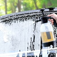 【hot】 1Pc 2L Car Watering Can Air Pressure Spray Hand Cleaner Cleaning Sprayer Manual Snow Foam Nozzle