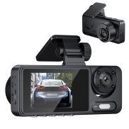 3 Cameras Dash Cam - High Definition Car Video Recording Camcorder