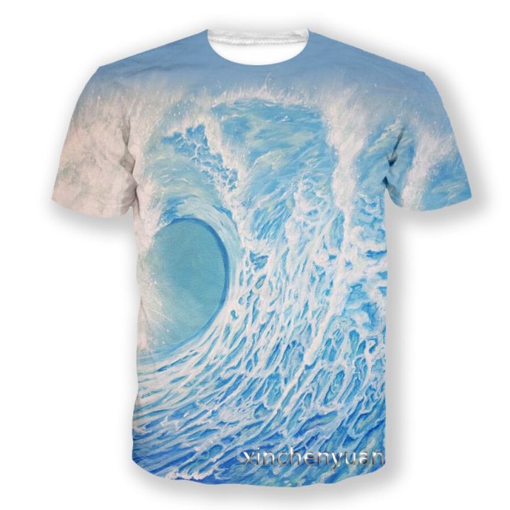phechion-ใหม่แฟชั่นผู้ชาย-ผู้หญิง-ocean-wave-art-3d-พิมพ์แขนสั้นเสื้อยืดสบายๆ-hip-hop-ฤดูร้อน-t-เสื้อ-tops-s101