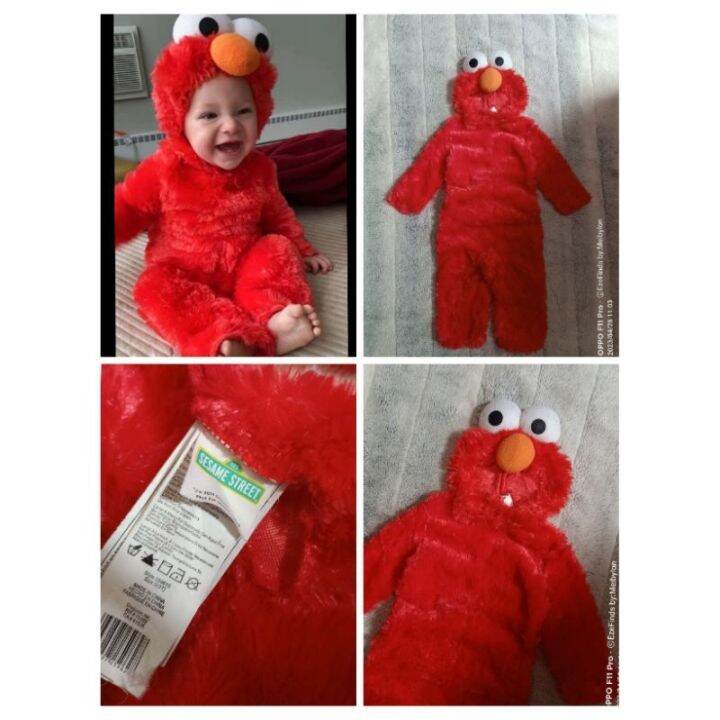 EZEFINDS Original Elmo Sesame Street Milestone Costume | Lazada PH