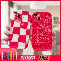 เคส VIVO Y02 Y21S Y35 Y20S Y93 Y12i Y1S Y30i Y12A Y21G Y21E Y51A Y11S Y91 Y33S Y95 Y12S Y22 Y22S Y12 Y51 Y20G Y11 Y20A การ์ตูนสีแดงใหม่เคสนิ่มลายกระต่ายน่ารักมากมายปี3D ขอบโค้งมน