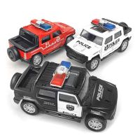 1:43 Diecast Alloy Police Car Models Pull Back Car Toys Off road Vehicle Kids Learning Toys Boy Toys Children Collection Gifts