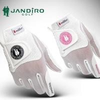 J.lindeberg ผ้านำเข้าใหม่ของเกาหลีใต้สำหรับทั้งหญิงและชายฤดูร้อน JANDIRO ถุงมือกอล์ฟระบายอากาศป้องกันรังสีอัลตราไวโอเลตยูวี