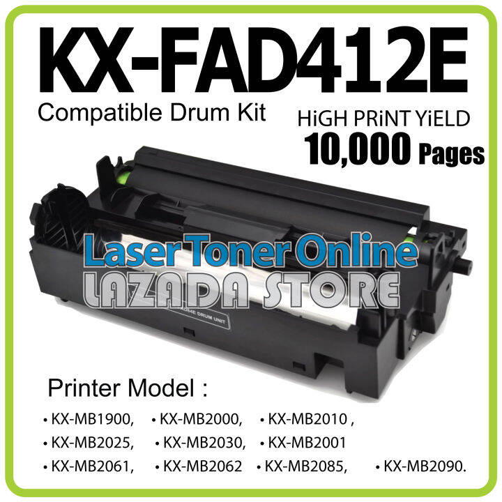 KXFAD412E KX-FAD412E KXFAD412 Drum Compatible to Panasonic KX-MB2000 KX ...