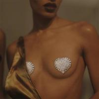 Sexy Diomand Nipple Stickers Patch Shiny Rhinestone Round Star Tassel Zircon Breast Paste Stickers Nipple Cover Intimates