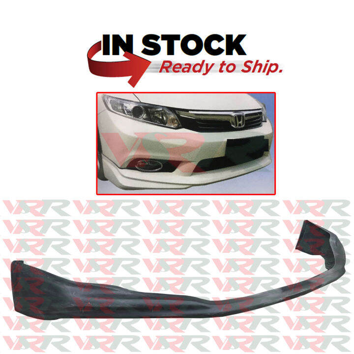 Honda Civic FB Ninth Gen (2011-2015) Sport Style Front Skirt Skirting ...