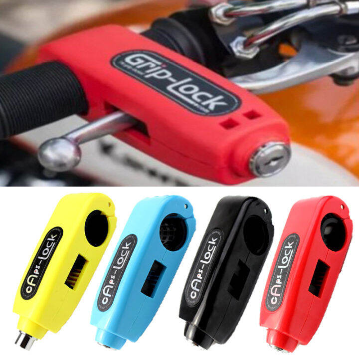Motorcycle Antitheft Handlebar Lock Universal Scooter Motor Grip Front