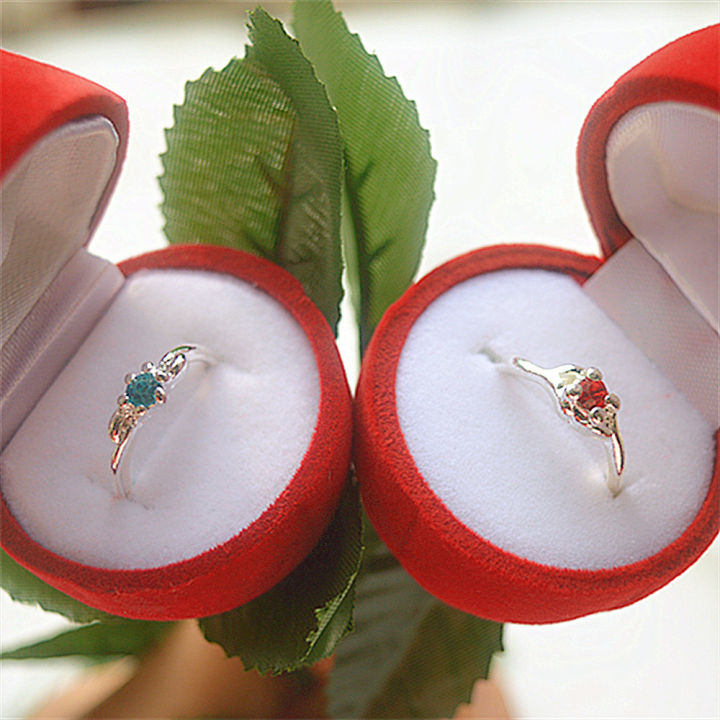 free-shipping-เสน่ห์วันวาเลนไทน์ดอกกุหลาบแหวนต่างหูสร้อยคอกรณีกล่องแสดงแพ็คข้อเสนอกล่องแหวนแต่งงาน