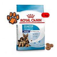 (ส่งฟรี)Royal Canin Maxi Starter Mother &amp; Babydog (อาหารสุนัขแบบเม็ด สำหรับแม่สุนัขพันธุ์ใหญ่ช่วงตั้งท้อง-หย่านมลูก) 1kg