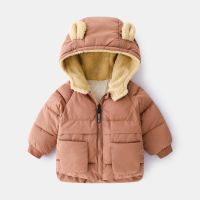 Winter Kids Jackets For Girls Boys Thick Velvet Pocket Children 39;s Coat Baby Outerwear Infant Overcoat