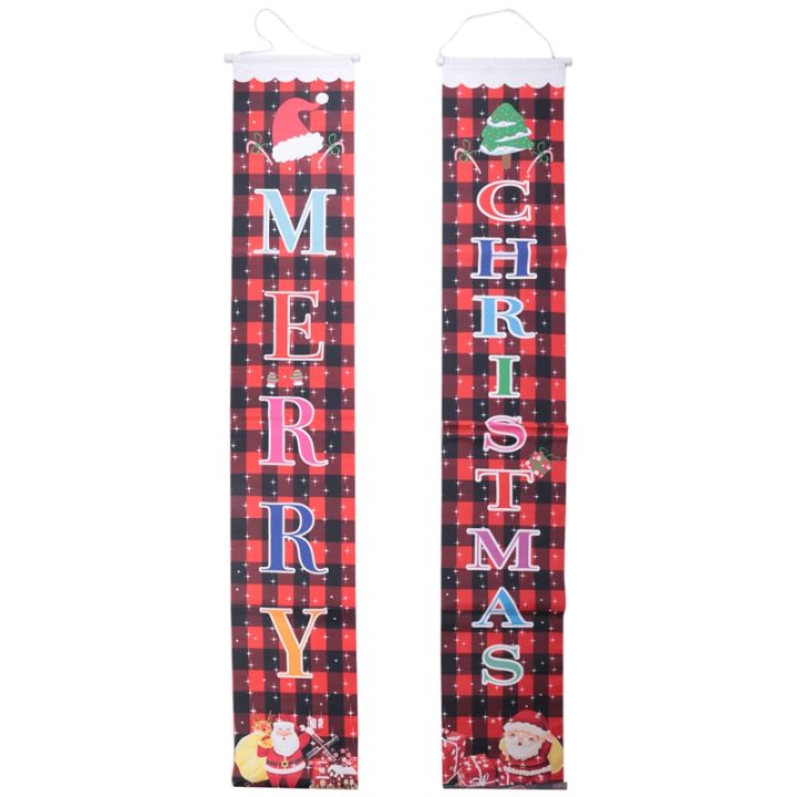 Merry Christmas Banner Merry Christmas Sign for Outdoor Indoor ...