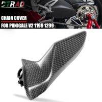 For DUCATI Panigale V2 2020-2022 1199 1299 Carbon Fiber Accessories Motorcycle Chain Guard Cover Small Fairing Modified Parts