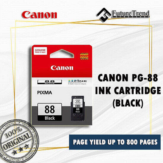 Canon PG88 PG88 (Black) Genuine Ink Cartridge ( for E500 / E510 / E600