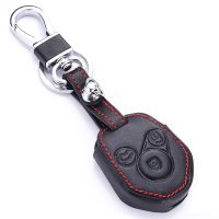 ✈✘♤ Genuine Leather Car Key Case For Subaru Impreza Outback Forester Legacy Tribeca B9 Tribeca Liberty Baja Remote Fob Shell Cover