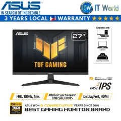 Monitor Asus TUF Gaming VG27AQ 27 Polegadas 155Hz 2560x1440 G-Sync - Peças  para Computadores e Workstation de Alta Performance