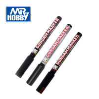 Mr.hobby dam Marker GM301 GM302 GM303 GSI ปากกาซึมผ่าน3ชิ้นสีดำสีเทาสีน้ำตาล Pour Type Oily Paint Pen For Plastic Model Kit