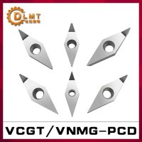 1PC VCGT VNMG PCD เม็ดมีดเพชร VCGT110302 PCD VCGT110304 PCD VCGT160402 PCD VCGT160404 PCD VNMG160402 PCD VNMG160404 PCD