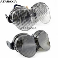 ไฟ LED กระจกมองข้างมอเตอร์ไซค์ไฟเบรคท้ายท้ายรถจักรยานยนต์สำหรับ Yamaha YZF R6 2001 2002 Yamaha XJR 1300 2005-2014