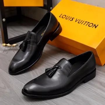 Louis Vuitton Men's Damier Sparkle Slip on Loafer Dress Shoe