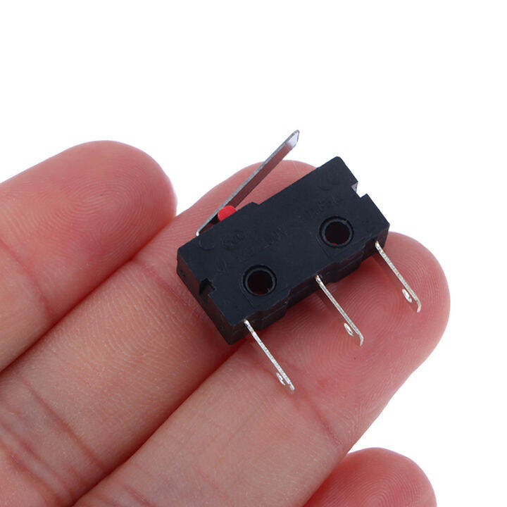 LEI 10PCS Long Foot Micro Switch 3Pin NO NC Mini Limit Switch 5A 250VAC ...