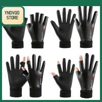 YNDVQO STORE ถุงมือสำหรับขับขี่ ฤดูหนาวฤดูใบไม้ร่วงฤดูหนาว ขนแกะขนแกะ ถุงมือหนังแท้ ถุงมือเต็มนิ้ว ถุงมือขนยาวอบอุ่น ตุ๊กตาผ้าหนา