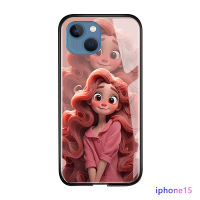 Orico เคสนิ่มสำหรับ Apple iPhone 15 Plus 15 Pro 15 Pro Max หรูหรา3D Smile Princess Series แบบนิ่มกันกระแทกเคสโทรศัพท์กระจกเทมเปอร์เรียบ