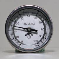 (UIM-Shop) Bi-Metal Thermometer Dial 3" , Range (-20)-120 C , 1/2" NPT , Model TBM30080222NB31