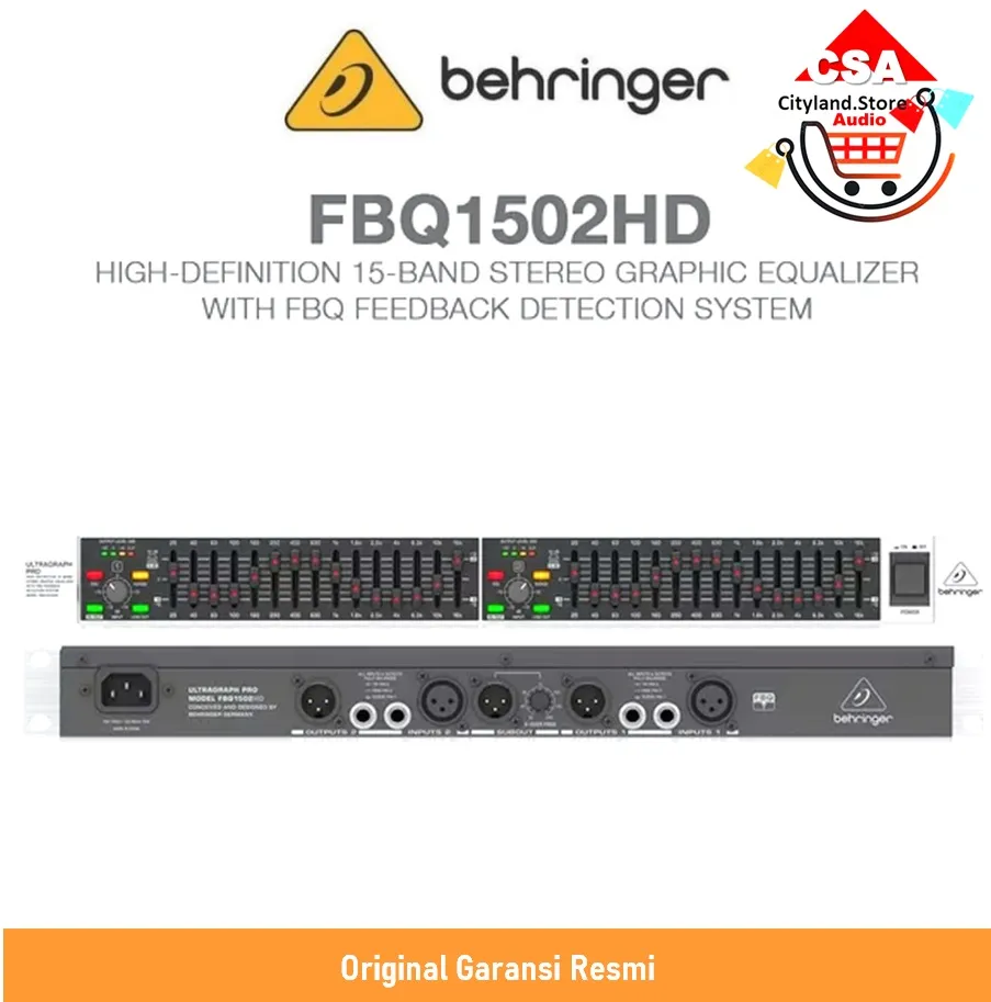 Equalizer Behringer FBQ1502HD 15-Band Stereo | Lazada Indonesia