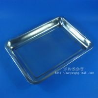 Stainless steel tray thickened and deepened non-magnetic square plate 20x27 22x32 27x26 30x40 35x50 40x60CM laboratory household rectangular