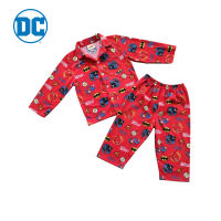 Magic Two Justice League Sleepwear Red Colour ชุดนอนเด็กลายจัสติสลีก สีแดง