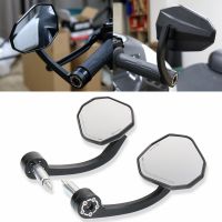 ♟❇ Motorcycle Rear View Mirrors 7/8 22MM Handle Bar End Mirrors For KAWASAKI Z650 Z750 Z800 Z900 Z900RS Z1000 Z1000SX