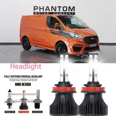 หลอดไฟหน้ารถยนต์ LED LAI 40w 6000k สีขาว สําหรับ FORD Tourneo connect 2015-2023 2PCS