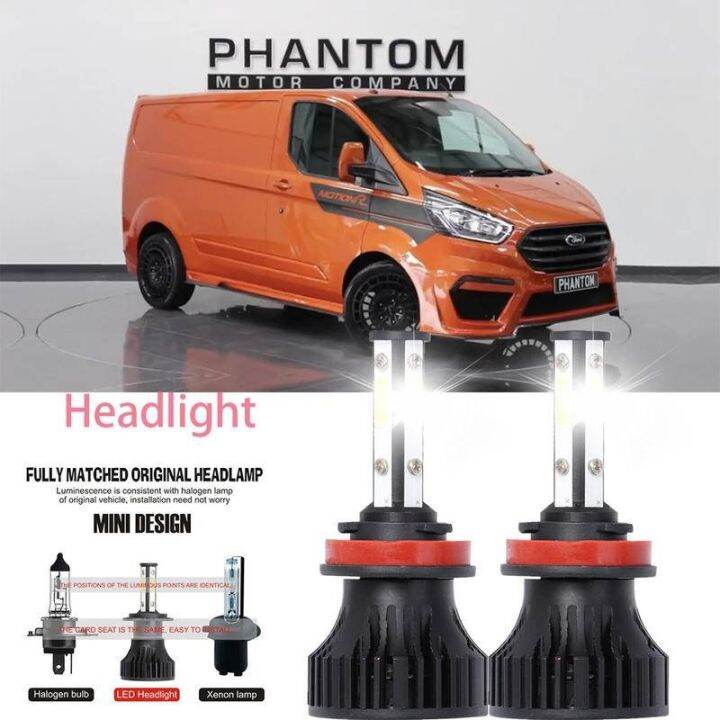 หลอดไฟหน้ารถยนต์-led-lai-40w-6000k-สีขาว-สําหรับ-ford-tourneo-connect-2015-2023-รับประกัน-10-เดือน