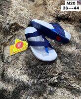 fitflop ผู้ชายและผู้หญิง รองเท้าแตะฟิบฟลอบ สีขาว-น้ำเงิน 36-44 New!!