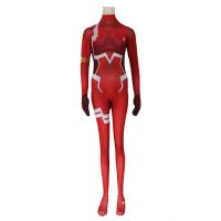 Women Darling In The Franxx 02 Zero Two Cosplay Costume Party Halloween Zentai Tight Bodysuit