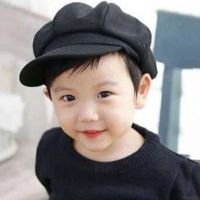 Boys Girls Beret Cap Dome Octagonal Hat Baseball Casquette