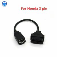 2021 OBD Car Diagnostic Cable Connector For Honda 3PIN to 16PIN Lead Cable OBD1 to OBD2 For Honda 3 PIN Auto Cable Free Shipping